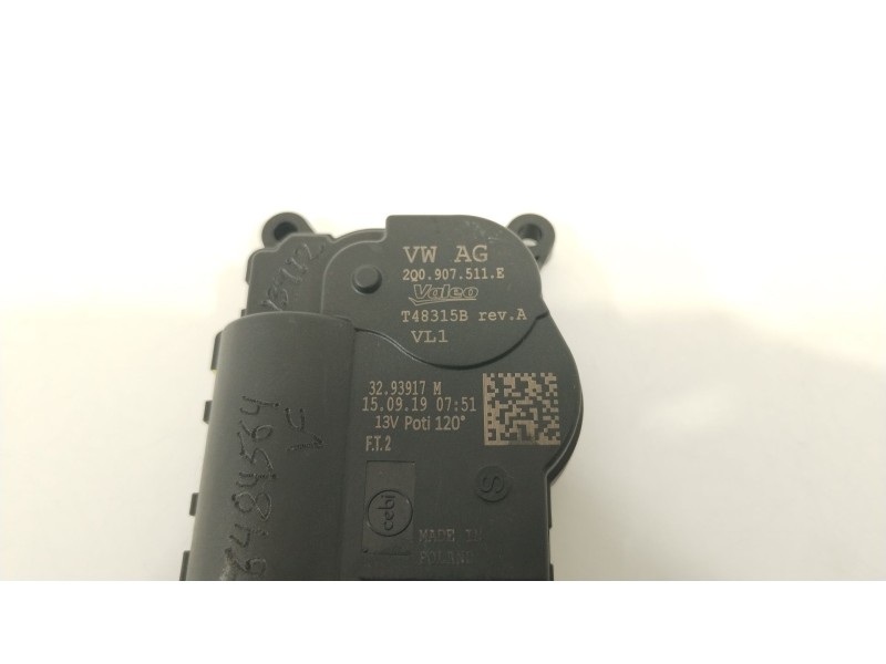 Recambio de motor apertura trampillas climatizador para skoda scala (nw1) 1.6 tdi referencia OEM IAM 2Q0907511E  