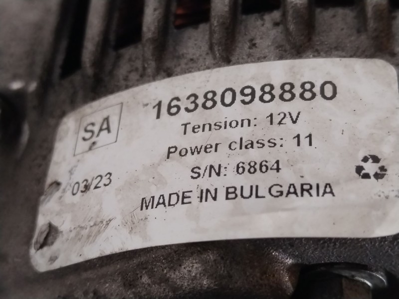 Recambio de alternador para opel astra h gtc (a04) 1.7 cdti (l08) referencia OEM IAM 1638098880  
