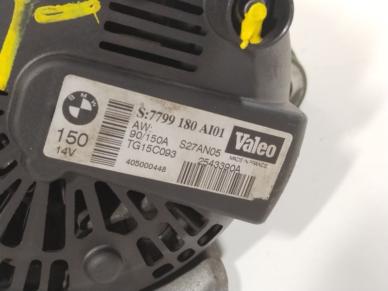 Recambio de alternador para bmw 3 (e90) 320 d referencia OEM IAM 7799180 12317521178 2543390A