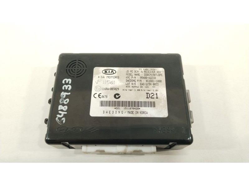 Recambio de modulo electronico para kia cee´d business referencia OEM IAM 95400A2210  