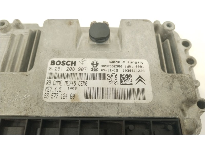 Recambio de centralita motor uce para citroën c2 (jm_) 1.6 vts referencia OEM IAM 9652552380  0261208907