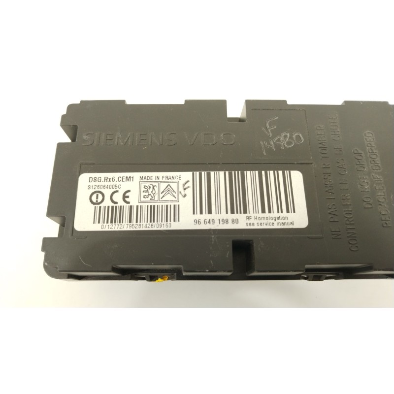 Recambio de modulo electronico para citroën c5 iii (rd_) 2.0 hdi 140 referencia OEM IAM 9664919880  S126064005C