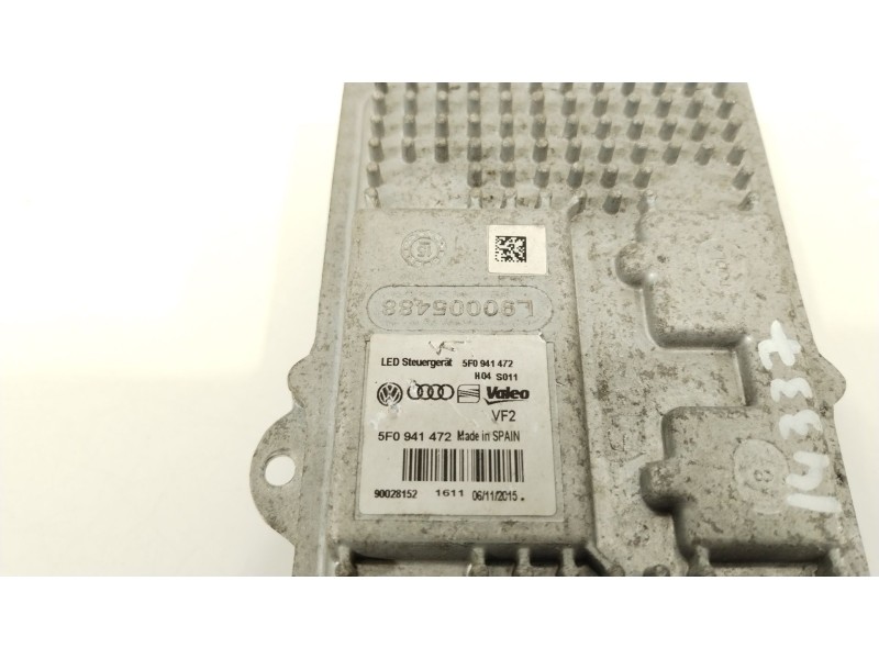 Recambio de centralita faros xenon para seat leon (5f1) 2.0 tdi referencia OEM IAM 5F0841472  