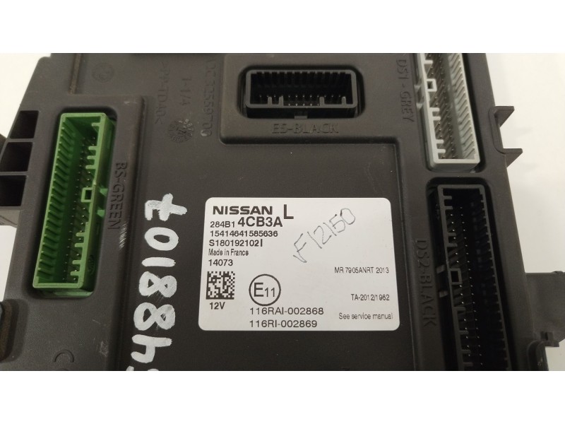 Recambio de modulo electronico para nissan qashqai (j11) tekna premium referencia OEM IAM 284B14CB3A 15414641585636 S180192102