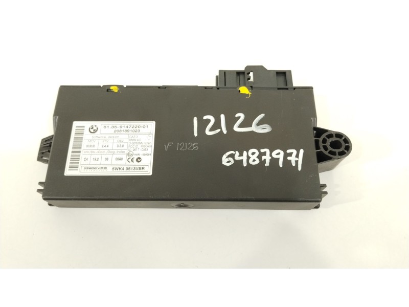Recambio de modulo confort para bmw serie 1 berlina (e81/e87) 118d referencia OEM IAM 61359147220 5WK49513VBR 2081891023