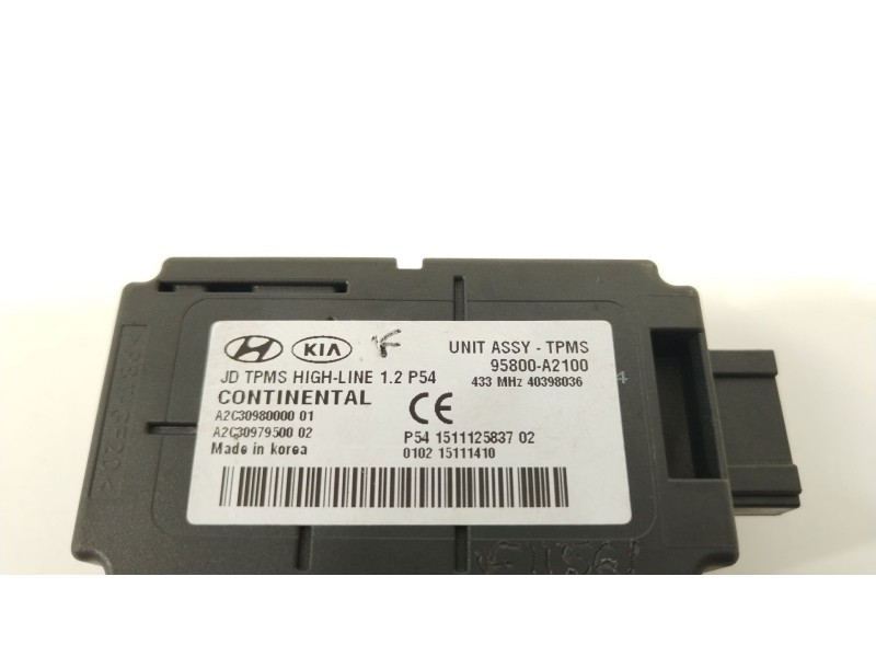 Recambio de modulo electronico para kia cee´d business referencia OEM IAM 95800A2100  A2C30980000