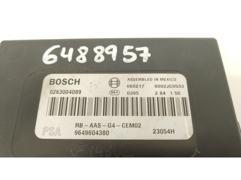 Recambio de modulo electronico para citroën c5 ii (rc_) 2.0 hdi (rcrhrh) referencia OEM IAM 9649604380  0263004089