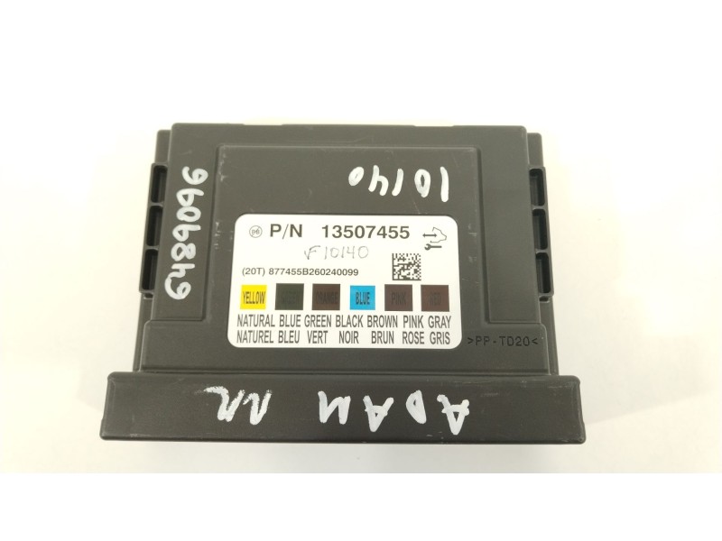 Recambio de modulo confort para opel adam unlimited ecoflex referencia OEM IAM 13507455  