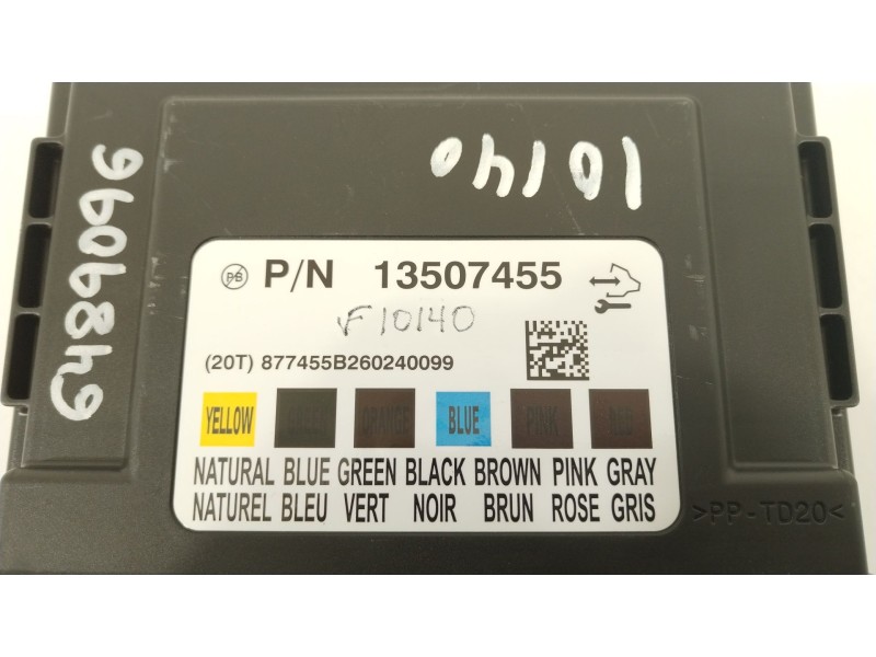 Recambio de modulo confort para opel adam unlimited ecoflex referencia OEM IAM 13507455  