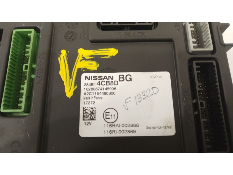 Recambio de modulo electronico para nissan qashqai ii (j11, j11_) 1.5 dci referencia OEM IAM 284B14CB8D  A2C1154480300