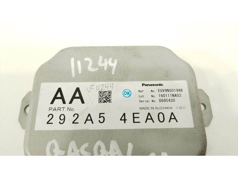 Recambio de modulo electronico para nissan qashqai (j11) acenta referencia OEM IAM 292A54EA0A  EUV9NS019AB