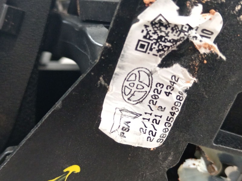 Recambio de palanca cambio para peugeot traveller autobús (v_) 2.0 bluehdi 145 referencia OEM IAM 9809543980  