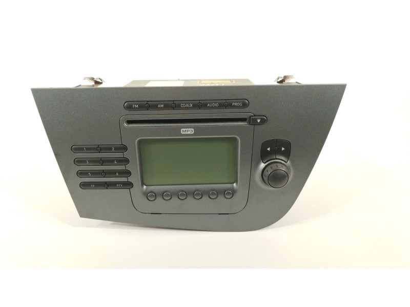 Recambio de sistema audio / radio cd para seat leon (1p1) comfort limited referencia OEM IAM 1P1035186B  