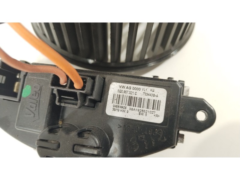 Recambio de ventilador calefaccion para skoda scala (nw1) 1.6 tdi referencia OEM IAM 2Q1820021A  5Q0907521C