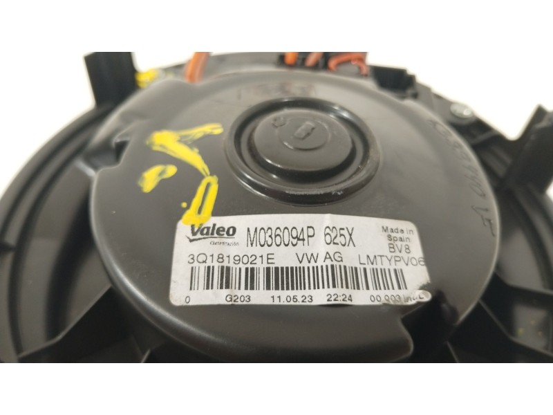 Recambio de ventilador calefaccion para cupra leon (kl1, ku1, kug) 1.5 etsi referencia OEM IAM 3Q1819021E  5WA907521