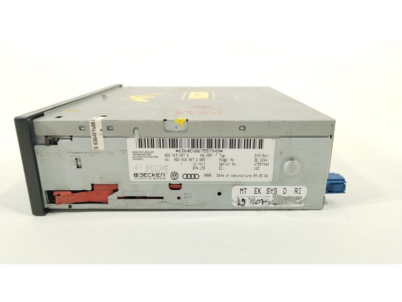 Recambio de sistema navegacion gps para audi a6 c6 (4f2) 3.0 tdi quattro referencia OEM IAM 4E0919887D  