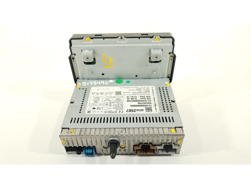 Recambio de sistema audio / radio cd para opel adam unlimited ecoflex referencia OEM IAM 42342507  555343750