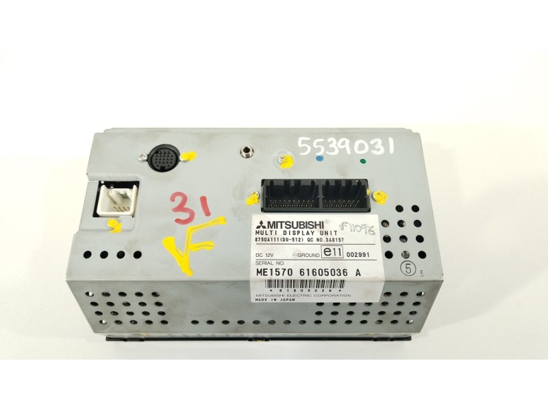 Recambio de sistema navegacion gps para mitsubishi grandis (na0w) 2.0 di-d instyle referencia OEM IAM 8750A111  