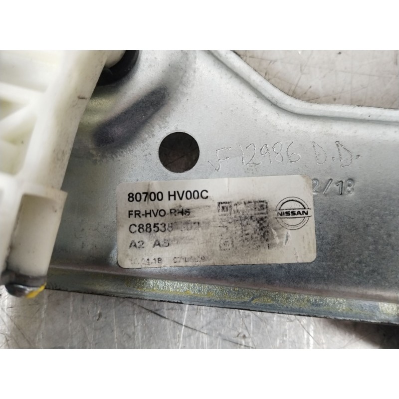 Recambio de elevalunas delantero derecho para nissan qashqai (j11) 1.6 dci turbodiesel cat referencia OEM IAM 80700HV00C  E06026