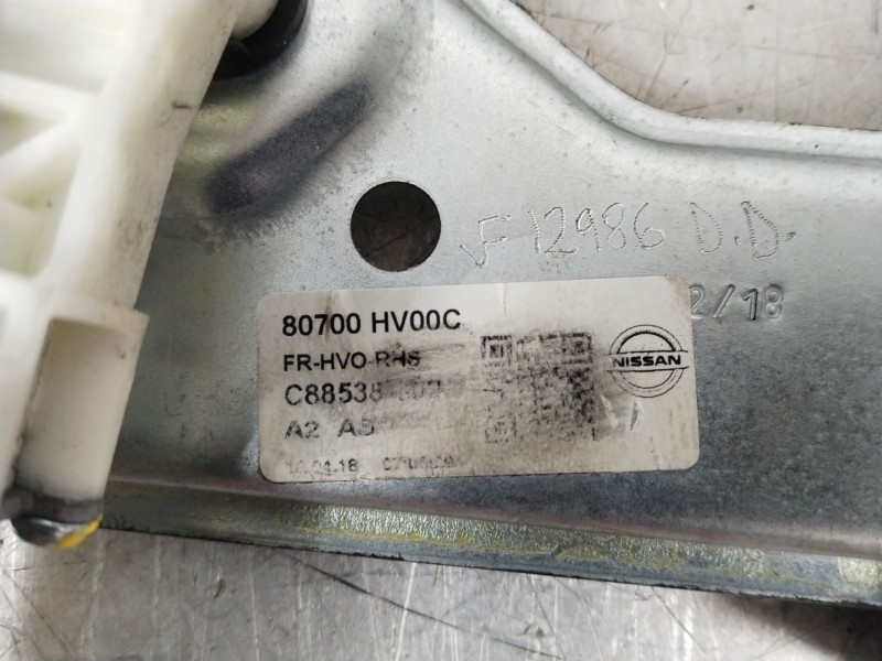 Recambio de elevalunas delantero derecho para nissan qashqai (j11) 1.6 dci turbodiesel cat referencia OEM IAM 80700HV00C  E06026