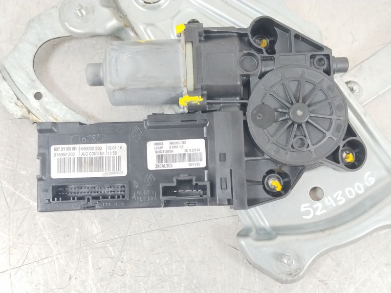 Recambio de elevalunas delantero izquierdo para renault scenic iii expression referencia OEM IAM 807311050R  