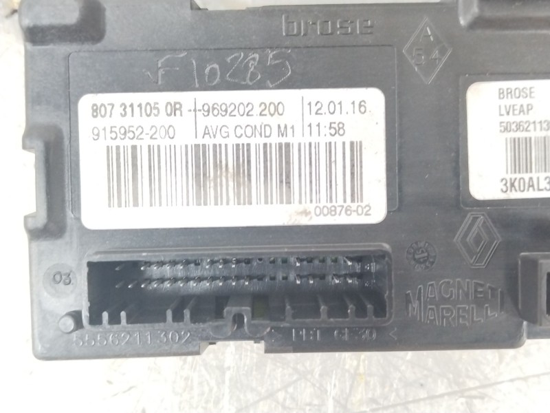 Recambio de elevalunas delantero izquierdo para renault scenic iii expression referencia OEM IAM 807311050R  