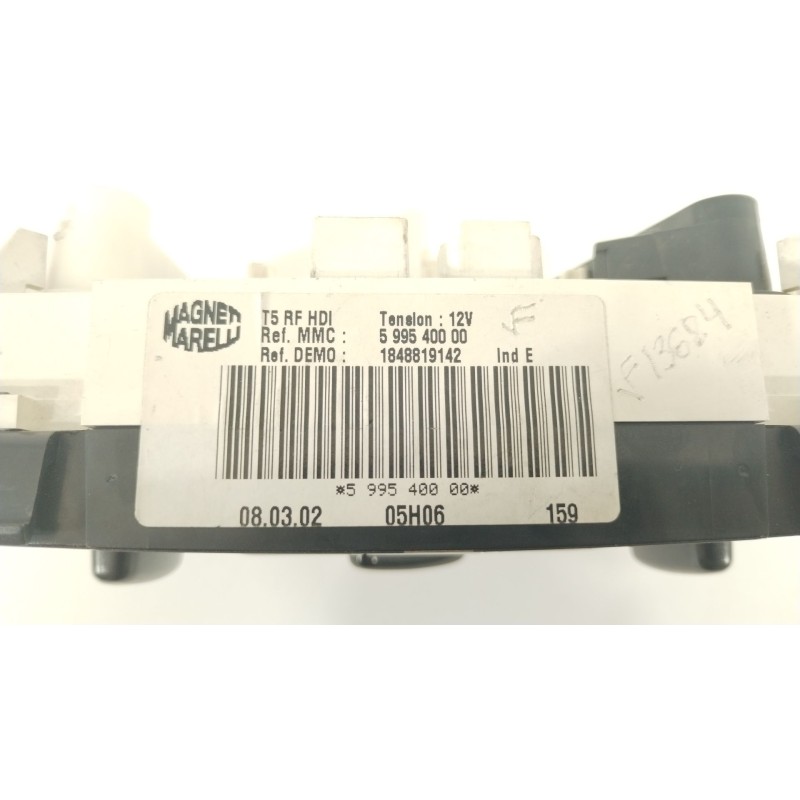 Recambio de mando calefaccion / aire acondicionado para peugeot 307 sw (3h) 2.0 hdi 110 referencia OEM IAM 599540000  