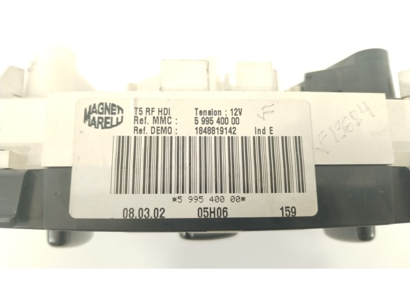 Recambio de mando calefaccion / aire acondicionado para peugeot 307 sw (3h) 2.0 hdi 110 referencia OEM IAM 599540000  