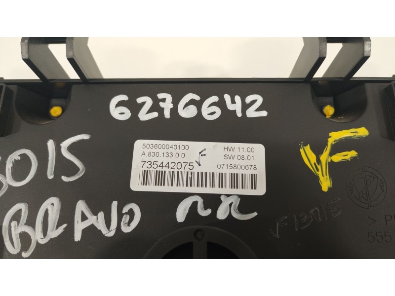 Recambio de mando climatizador para fiat bravo (198) 1.4 16v active referencia OEM IAM 735442075  