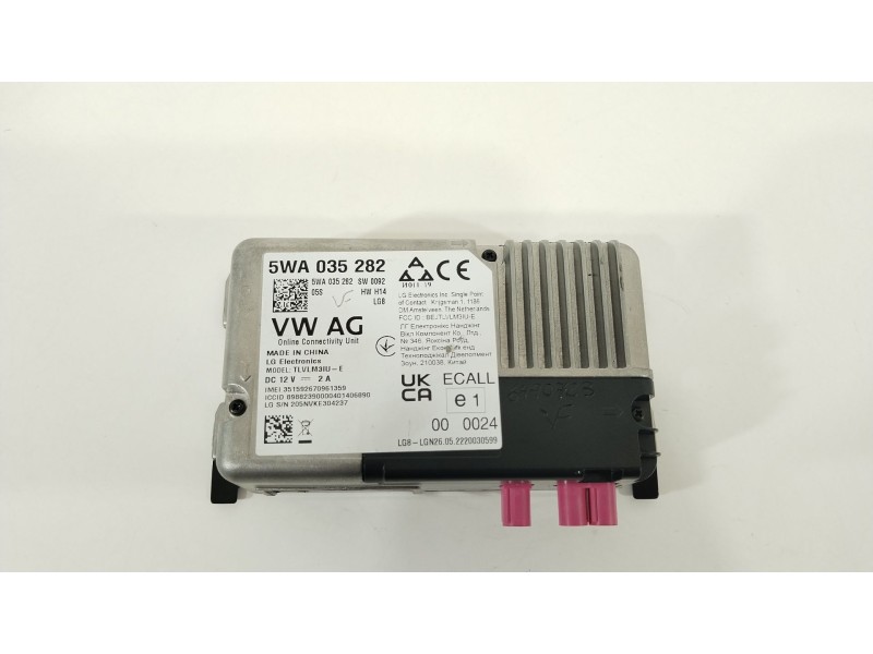 Recambio de modulo electronico para seat ibiza v (kj1, kjg) 1.0 tsi referencia OEM IAM 5WA035282  