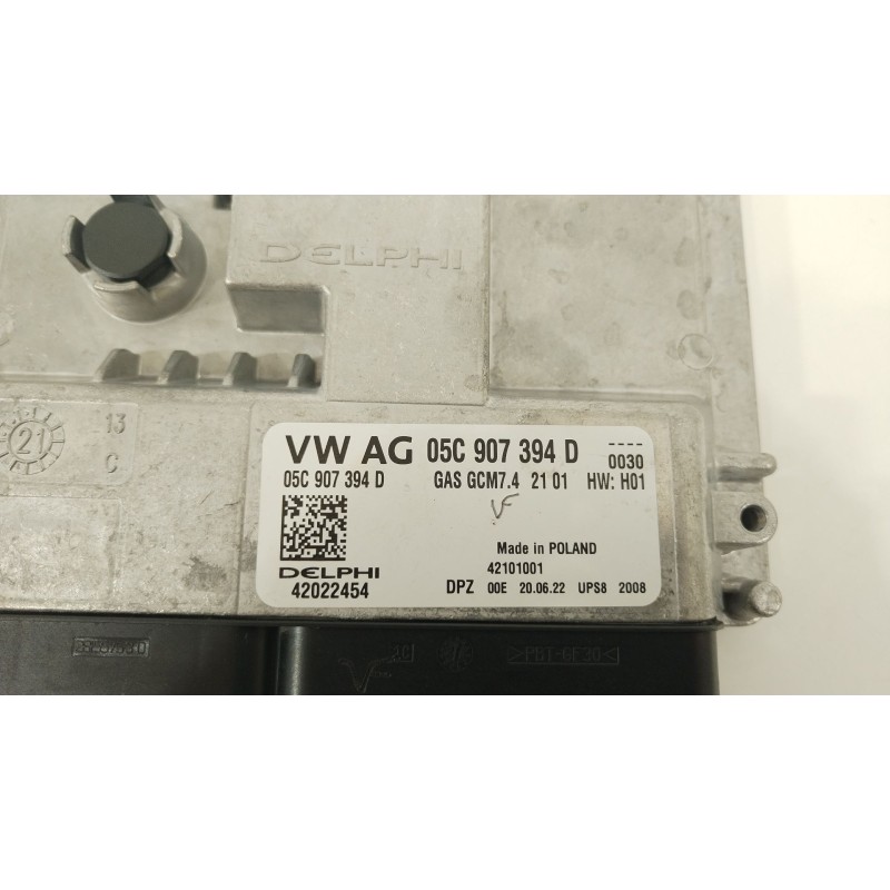 Recambio de centralita motor uce para seat ibiza v (kj1, kjg) 1.0 tsi referencia OEM IAM 05C907394D  