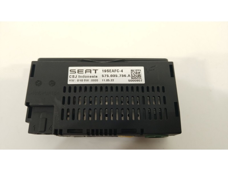 Recambio de modulo electronico para seat ibiza v (kj1, kjg) 1.0 tsi referencia OEM IAM 575035736A  
