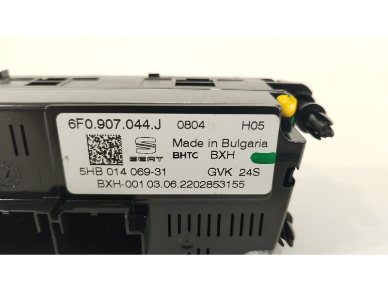 Recambio de mando climatizador para seat ibiza v (kj1, kjg) 1.0 tsi referencia OEM IAM 6F0907044J  
