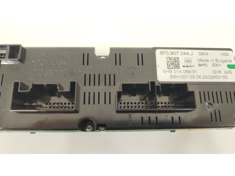 Recambio de mando climatizador para seat ibiza v (kj1, kjg) 1.0 tsi referencia OEM IAM 6F0907044J  