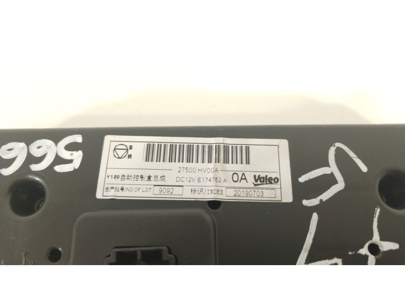 Recambio de mando climatizador para nissan qashqai (j11) 1.5 turbodiesel cat referencia OEM IAM 27500HV00A  