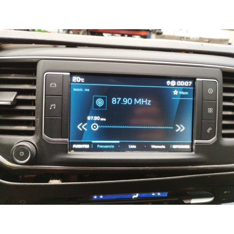 Recambio de pantalla multifuncion para peugeot traveller autobús (v_) 2.0 bluehdi 145 referencia OEM IAM 9831665880  