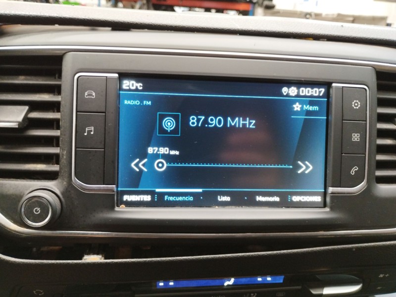 Recambio de pantalla multifuncion para peugeot traveller autobús (v_) 2.0 bluehdi 145 referencia OEM IAM 9831665880  