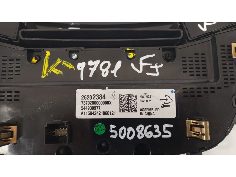 Recambio de mando climatizador para opel insignia berlina excellence referencia OEM IAM 13273095  544930977