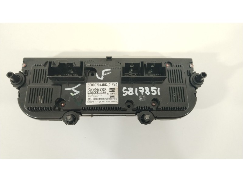 Recambio de mando climatizador para seat leon st (5f8) x-perience titan desert 4drive referencia OEM IAM 5F0907044BK  