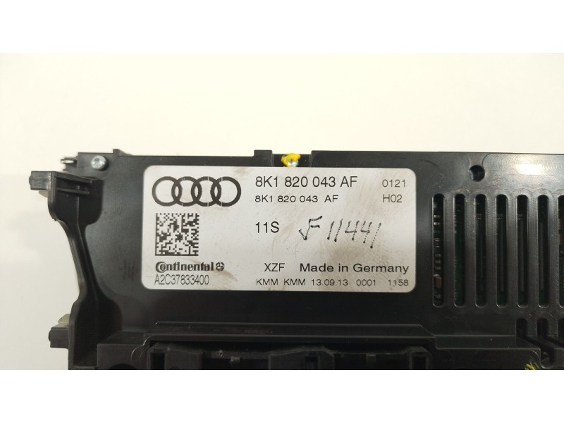 Recambio de mando climatizador para audi a4 ber. (b8) basis referencia OEM IAM 8K1820043AF  