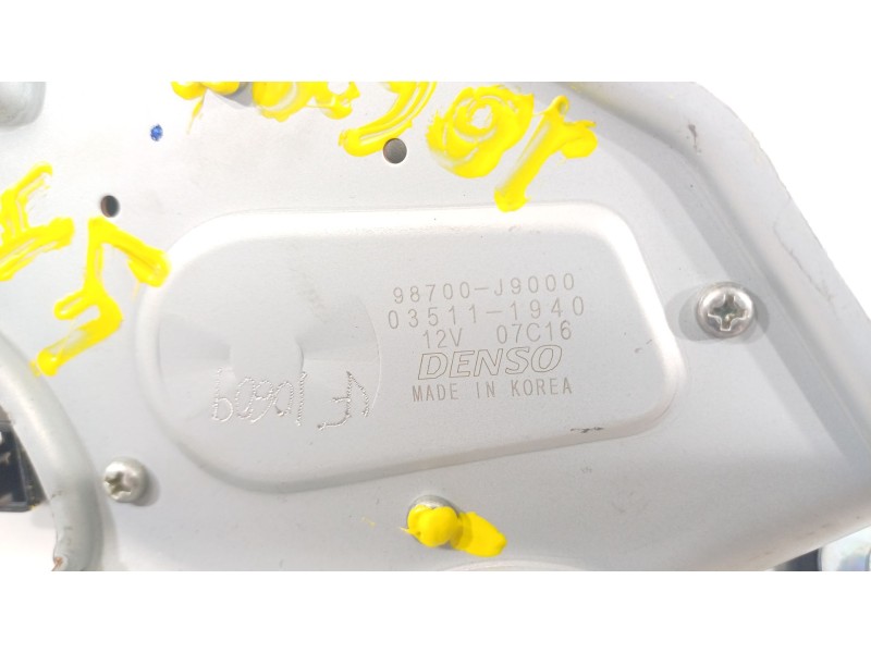 Recambio de motor limpia trasero para hyundai kona tecno 2wd referencia OEM IAM 98700J9000  035111940