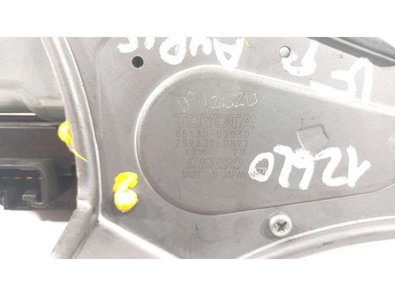 Recambio de motor limpia trasero para toyota auris luna+ referencia OEM IAM 8513002030  2596000822