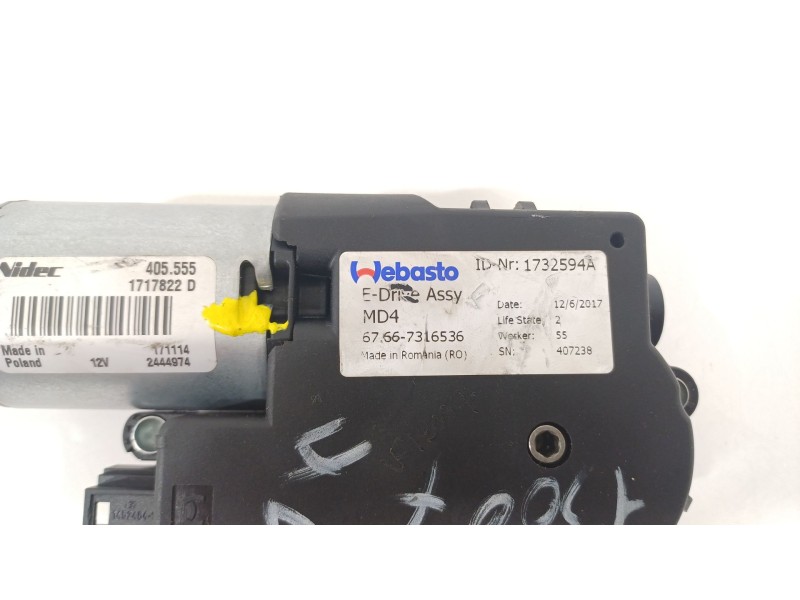 Recambio de motor techo electrico para bmw serie 3 touring (f31) 320d referencia OEM IAM 1732594A  67617316535