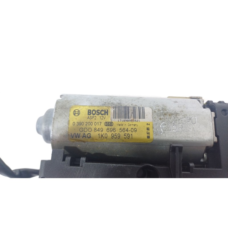 Recambio de motor techo electrico para seat leon (1p1) 2.0 cupra r referencia OEM IAM 1K0959591  0390200017