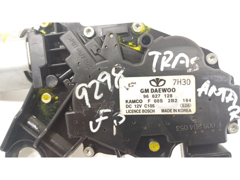 Recambio de motor limpia trasero para opel antara cosmo 4x4 referencia OEM IAM 96627128  F00S2B2184