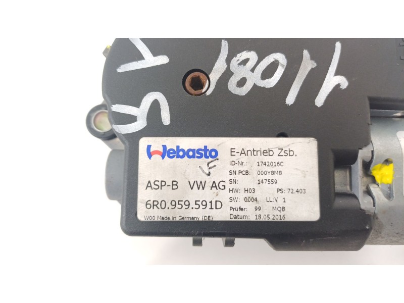 Recambio de motor techo electrico para seat leon (5f1) fr referencia OEM IAM 6R0959591D  
