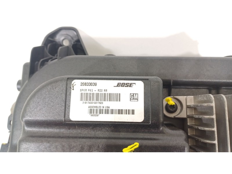 Recambio de altavoz para opel ampera (r12) ev 150 referencia OEM IAM 20833039  