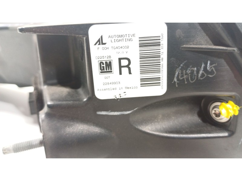 Recambio de piloto trasero derecho para opel ampera (r12) ev 150 referencia OEM IAM 22849903  