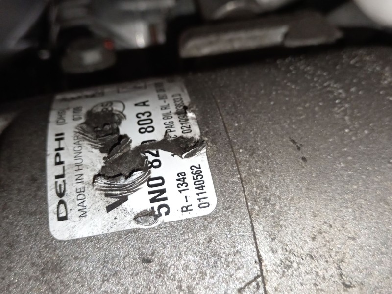 Recambio de compresor aire acondicionado para seat ibiza iv (6j5, 6p1) 1.6 tdi referencia OEM IAM 5N0820803A  