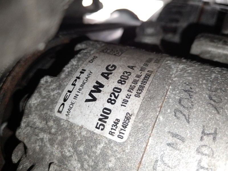 Recambio de compresor aire acondicionado para seat leon (1p1) 1.9 tdi referencia OEM IAM 5N0820803A  